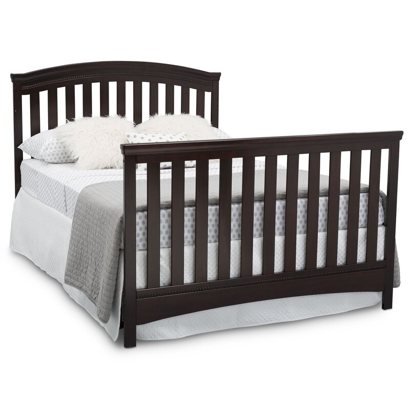 Emerson 4 in 1 Convertible Crib Bianca White